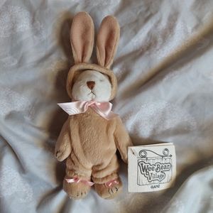 Adorable Mini Teddybear with Bunny Custome